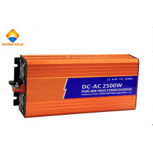 CE RoHS Approuvé 12V / 24V 2500W Pure Sine Wave Inverter